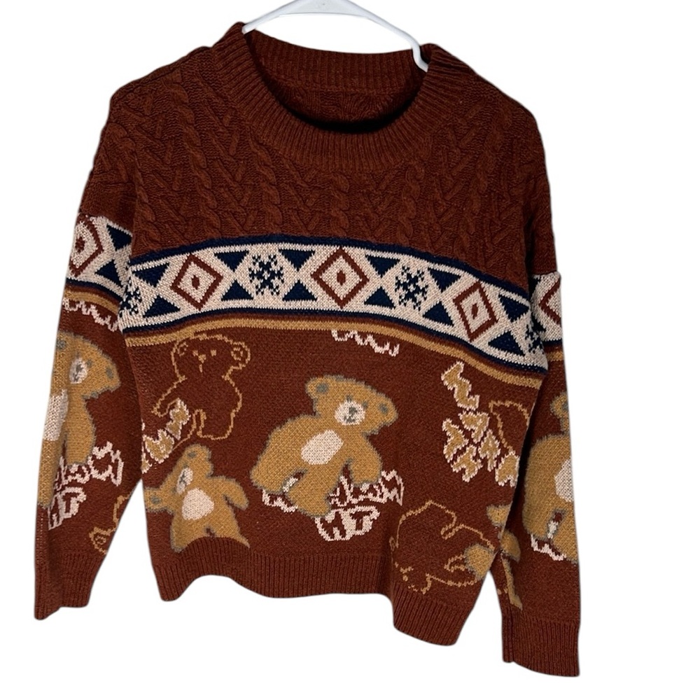 Lazy Bear Sweater Women’s Size L